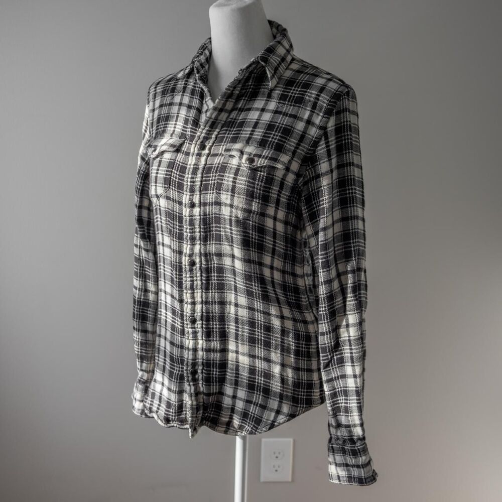 Women's Polo Ralph Lauren Gingham Plaid Flannel Shirt